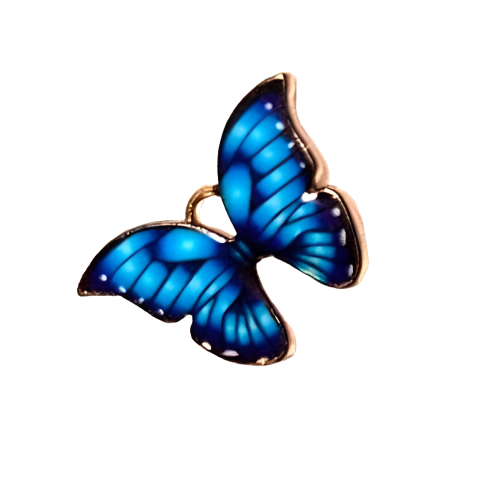 Painted Butterfly - Necklace