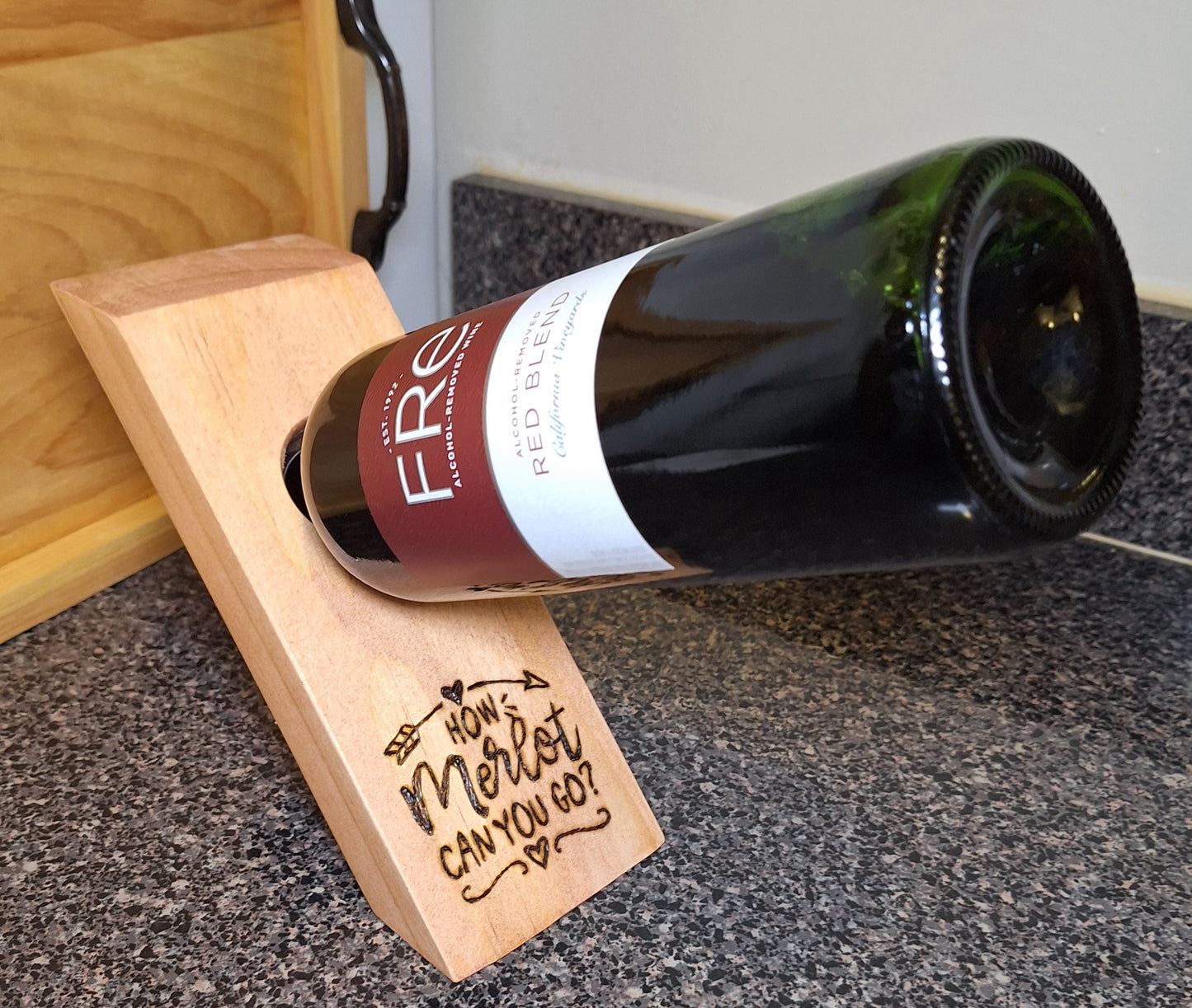 Floating Wine Bottle Holder