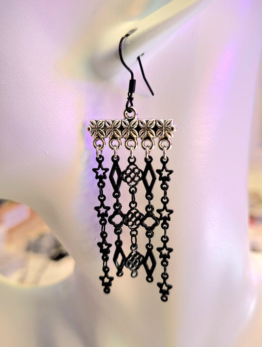 Modern-goth Dangle - Earrings