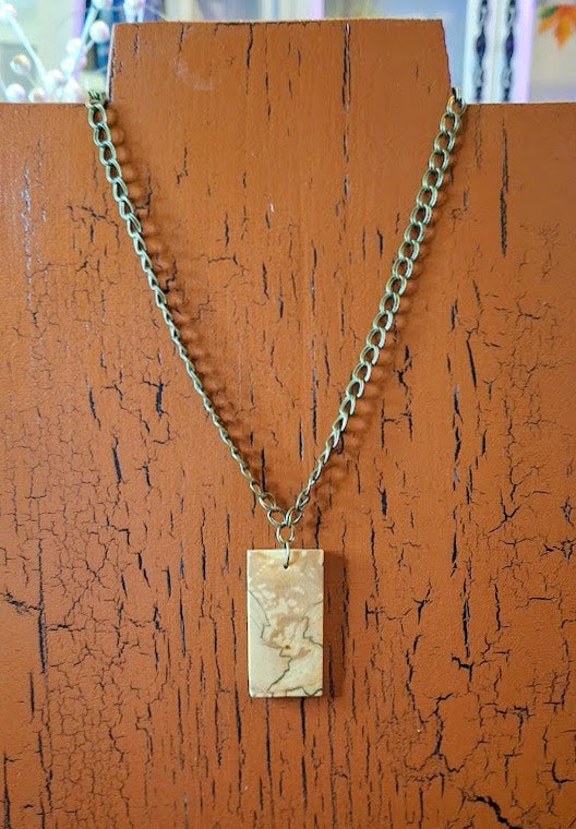 Spalted Birchwood Pendant - Necklace, $24.95