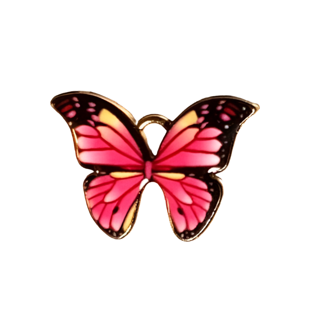 Painted Butterfly - Necklace