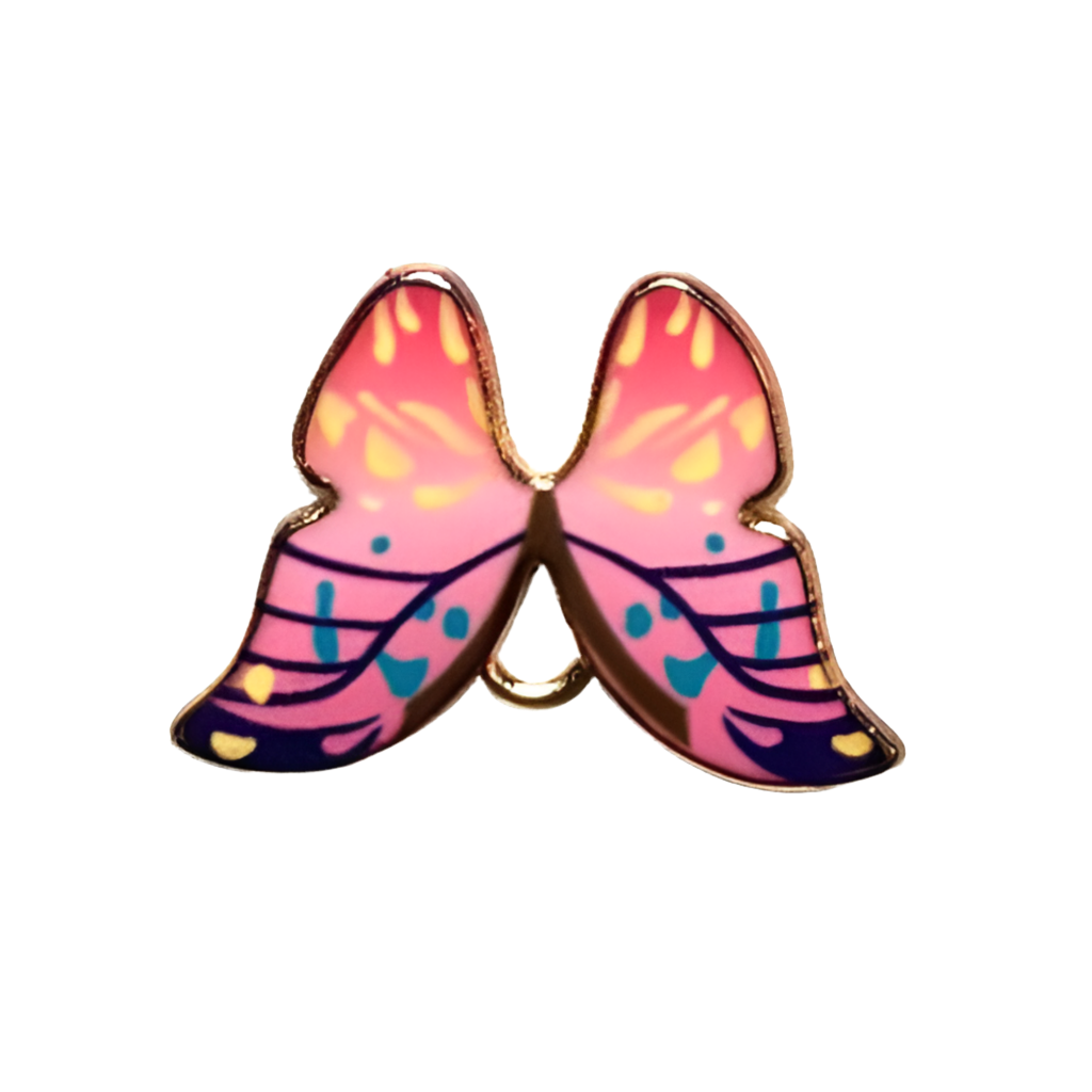 Painted Butterfly - Necklace