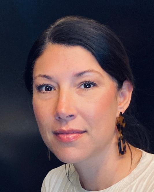 Available in 3 styles: Diamond/Rectangle (DR), Bar/Dot (BD) and Circle/Cutout (CC). Paired with a small gold ring finding, for a totally finished look.

Approximately 1 1/2" long with stainless stud and slip proof snug translucent back.